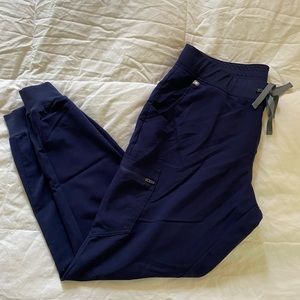 Navy blue Figs joggers. Size XL tall